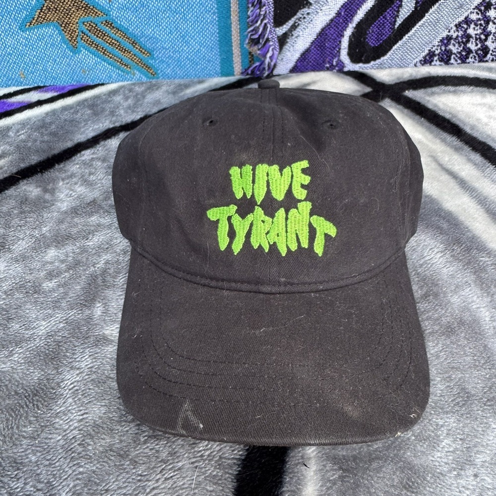Hive Tyrant Black Hat Neon Green Spellout